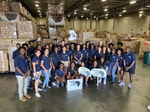 The 2019 cohort volunteered at Books For Africa, the YMCA of East Atlanta, the Truly Living Well Center for Natural Urban Agriculture and other local organizations during the five-week program.