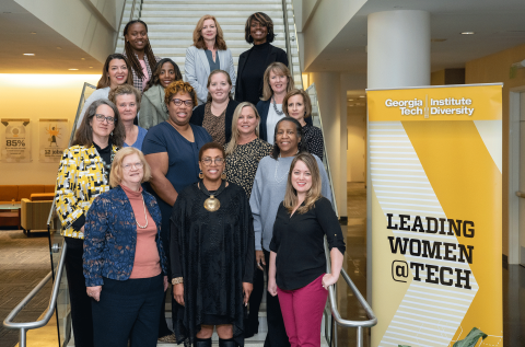 Leading Women@Tech provides women in leadership positions with opportunities to expand their leadership skills and build community. 