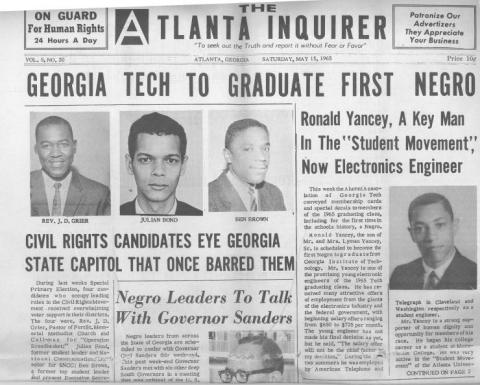 Ronald Yancey's graduation was covered in a number of media publications.